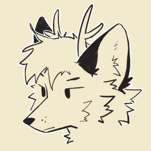 fox with antlers